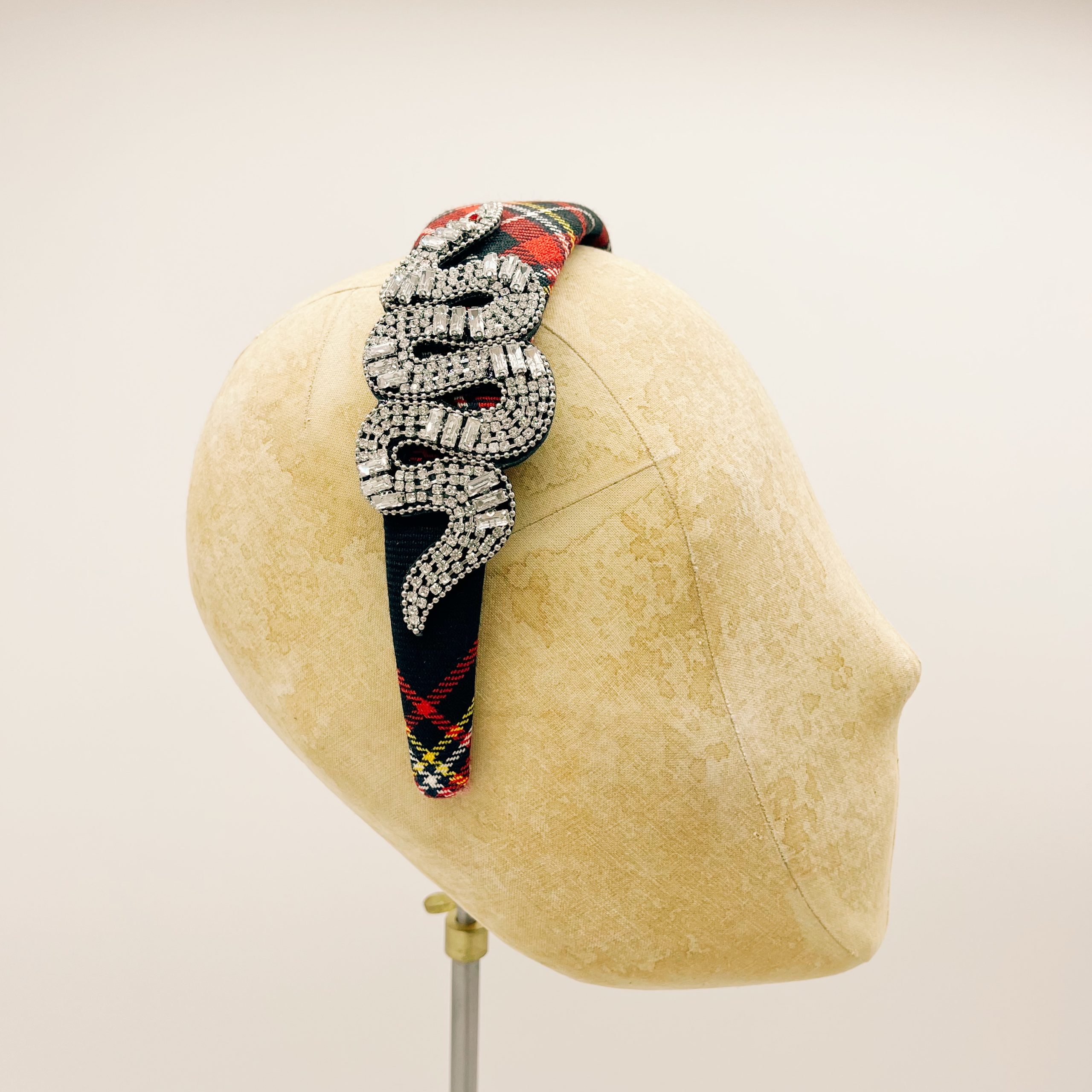 Cerchietto Dark Tartan series n.6