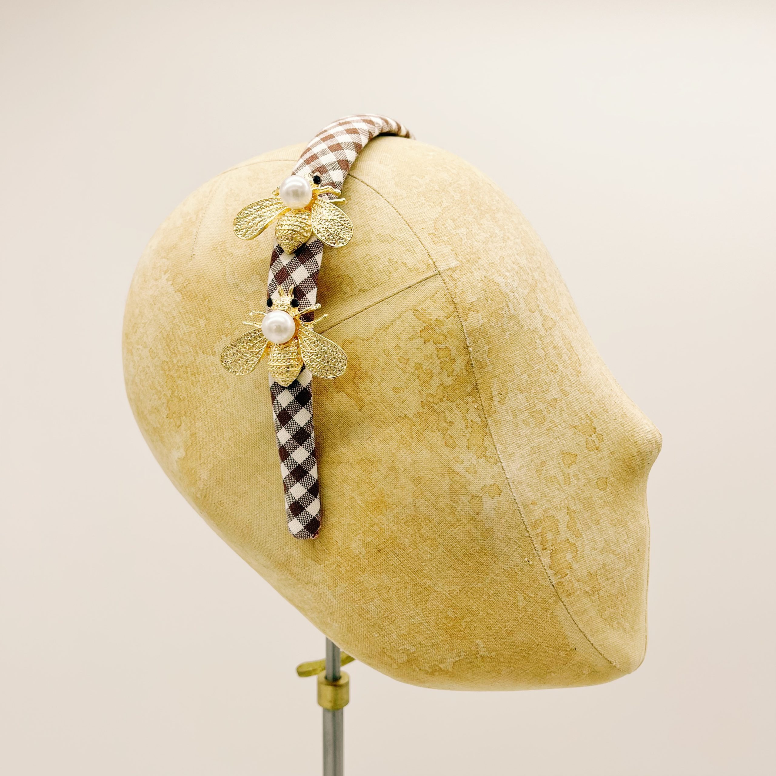 Cerchietto Vichy Brown Mini Series #2