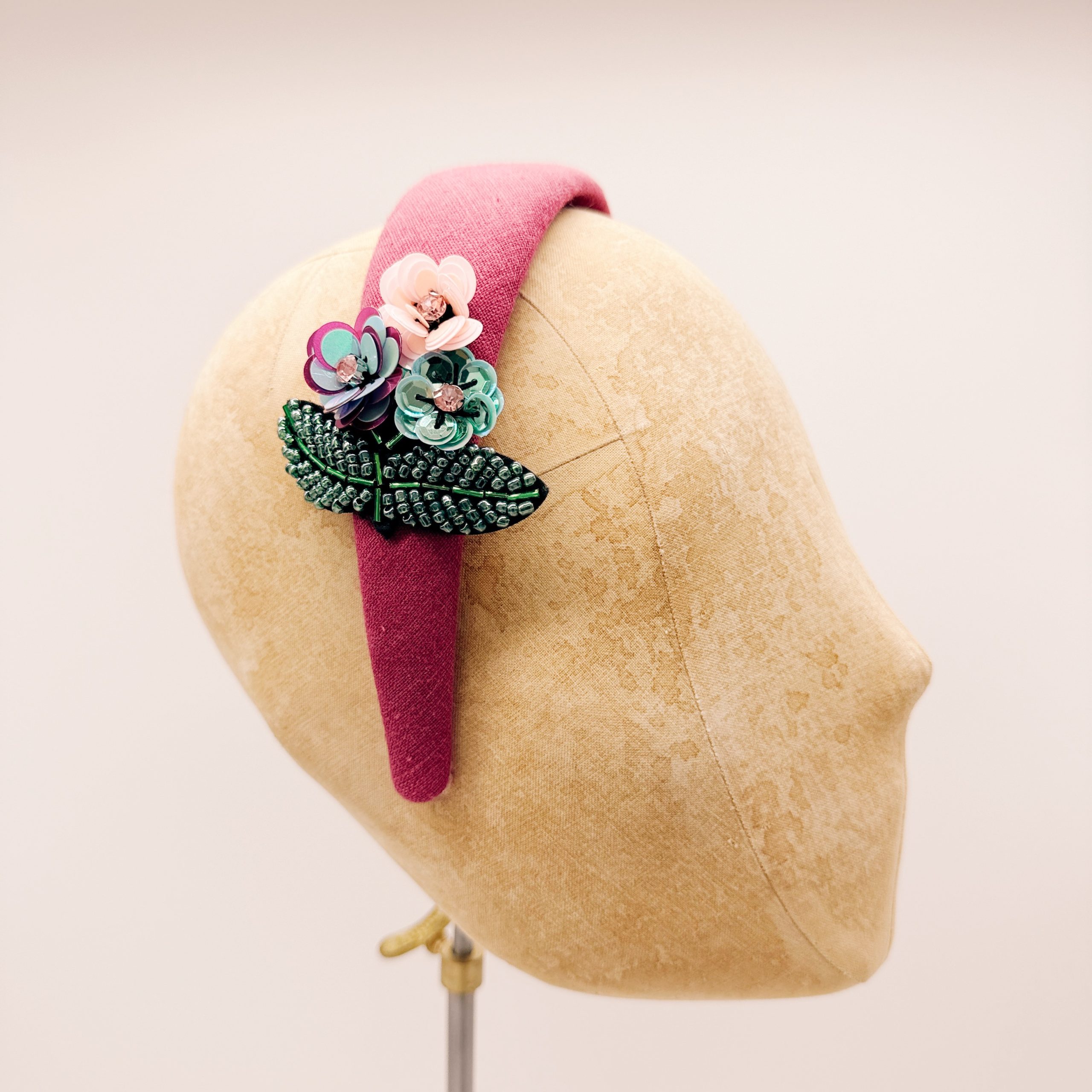 Cerchietto Lino Nature n.7 series n.3