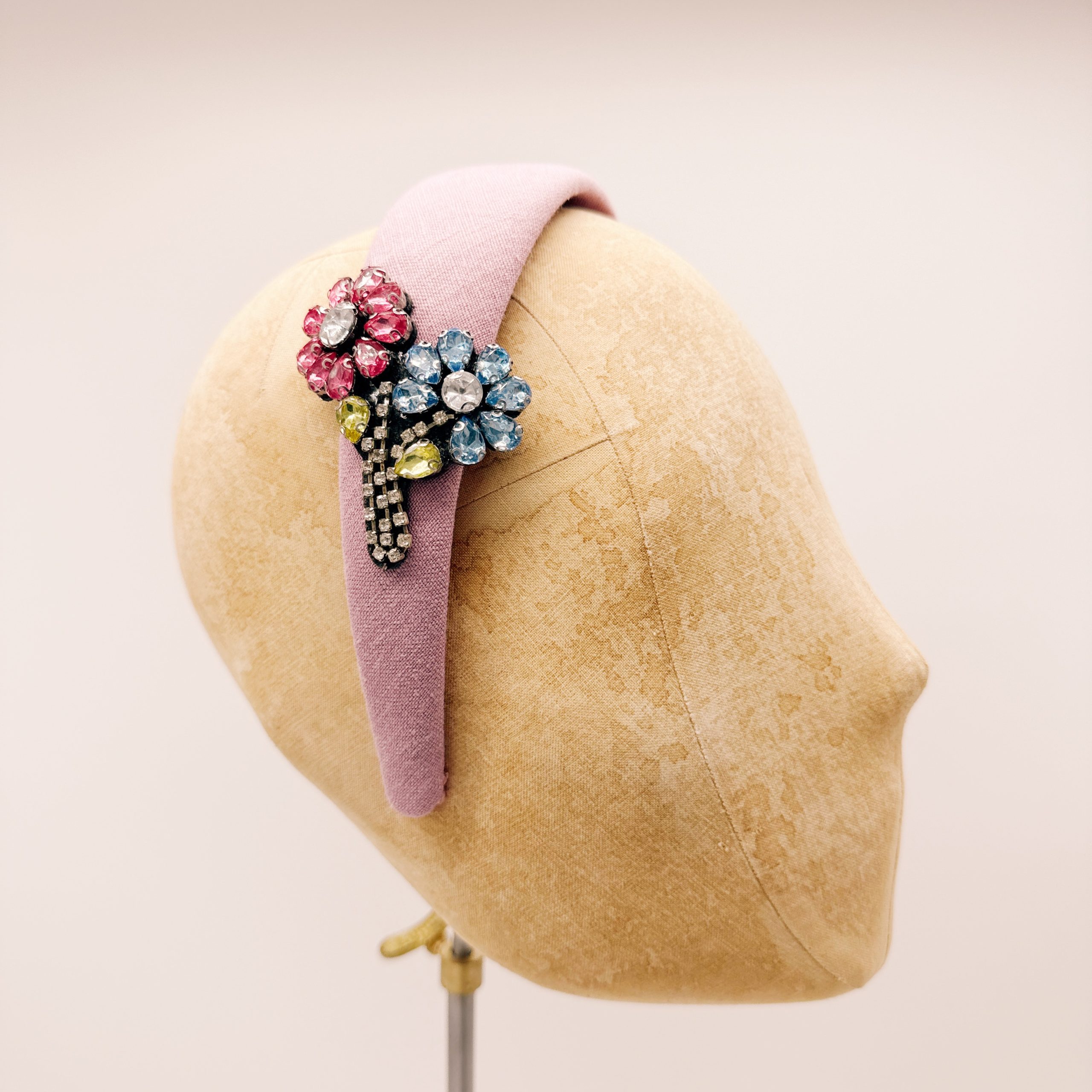 Cerchietto Lino Nature n.8 series n.1