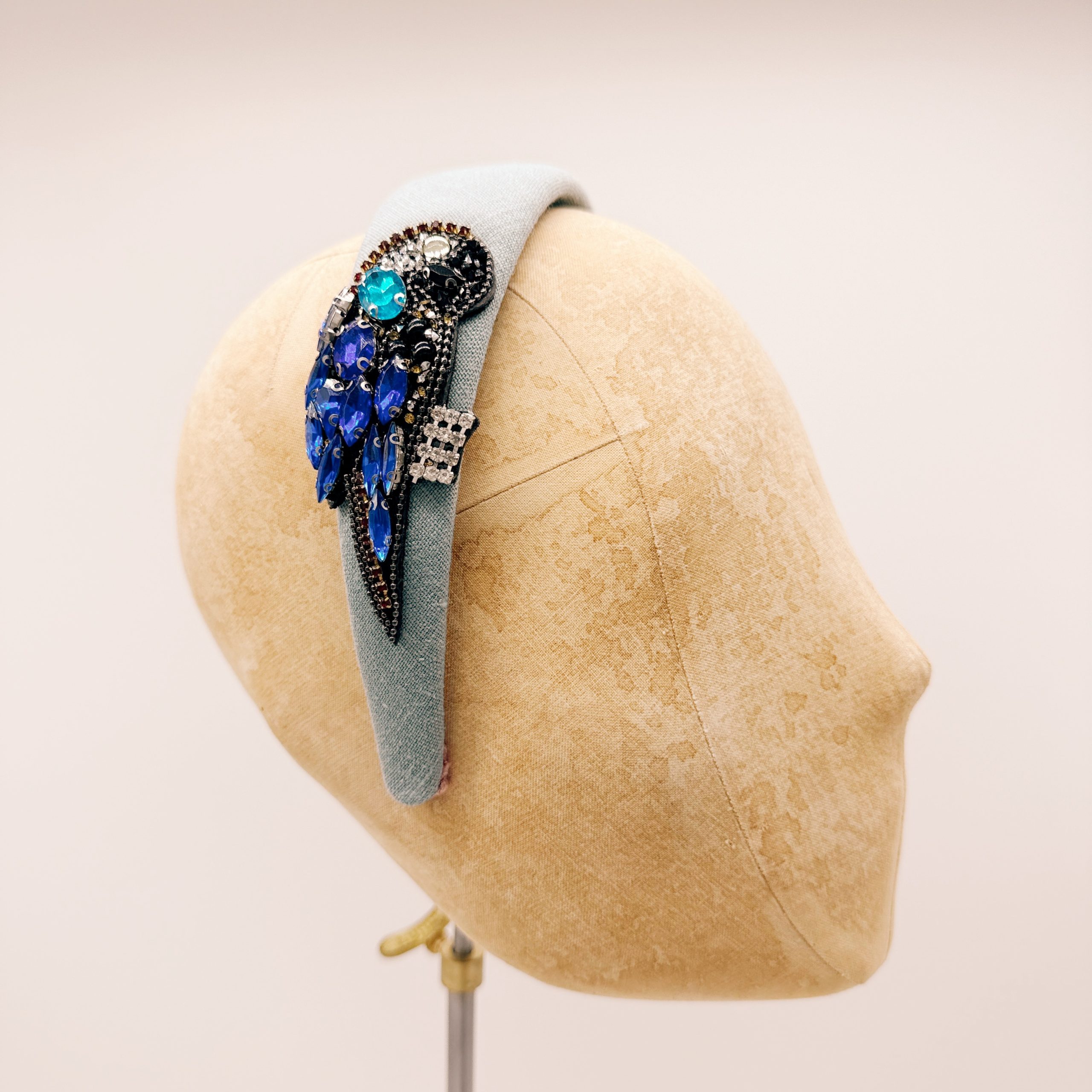 Cerchietto Lino Nature n.14 series n.5